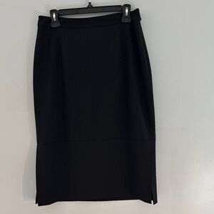 Chic Black Midi Skirt